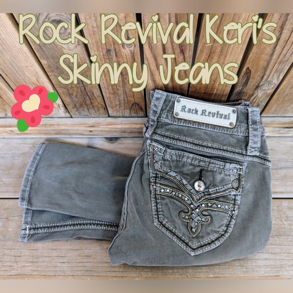 Rock Revival Keris Skinny Jeans, Size 29